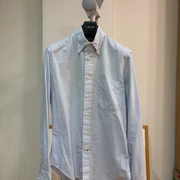 [BUNJANG] Jitman Vintage Stripe Oxford Shirt / 짓먼 빈티지 / 스트라이프 옥스포드 셔츠