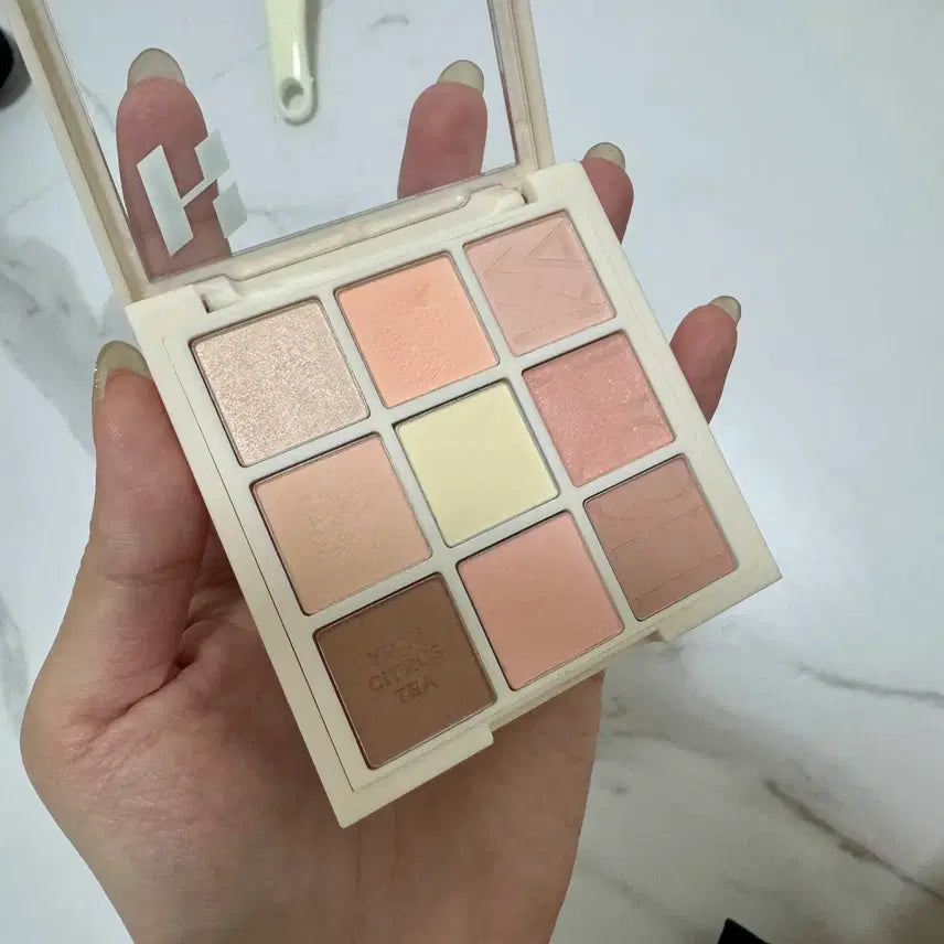 [BUNJANG] Holika Holika My Fave Mood Eye Palette - Yuzu Citrus Tea / 홀리카홀리카 마이페이브 무드 아이 팔레트 유자 시트러스 티