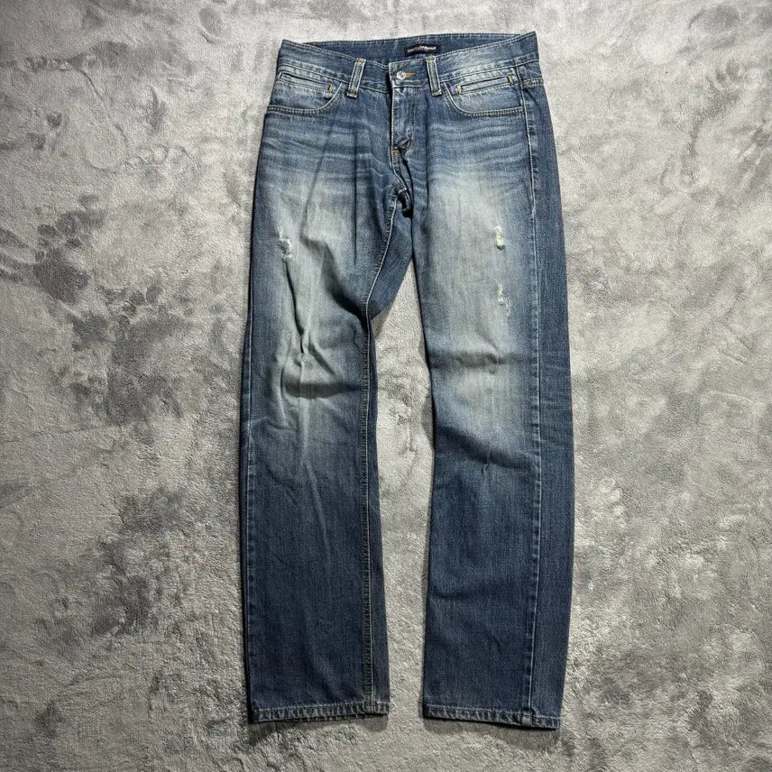 [BUNJANG] Dolce & Gabbana 14 Classic Washed Denim Pants IT48 / 돌체앤가바나 14클래식 스틸플레이트 워싱 데님팬츠 IT48/ 32