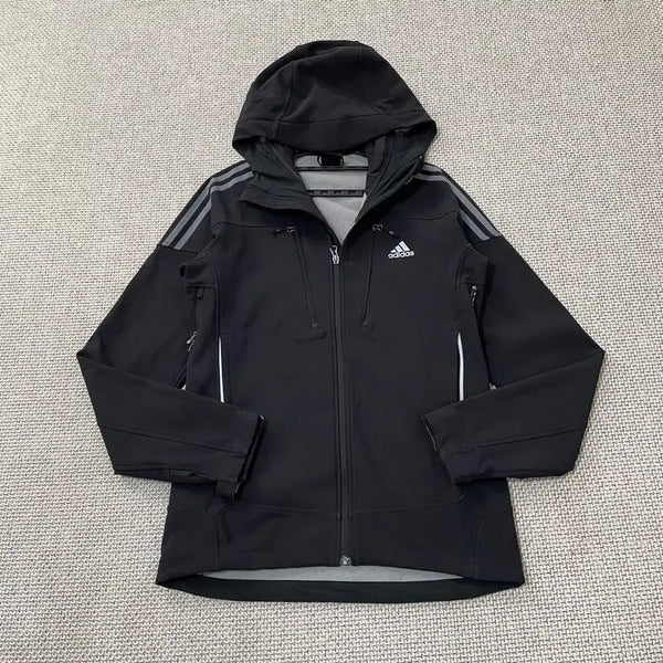 [BUNJANG] Adidas Cotton Blend Fleece Hooded Zip-Up Jacket / M 아디다스 기모 후드집업 자켓 B.5333