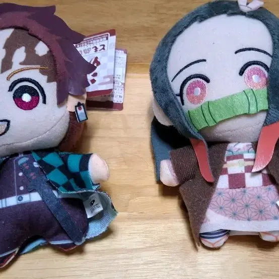 [BUNJANG] Demon Slayer Tanjiro & Nezuko Plush Set / 귀멸의 칼날 탄지로 네즈코 봉제인형