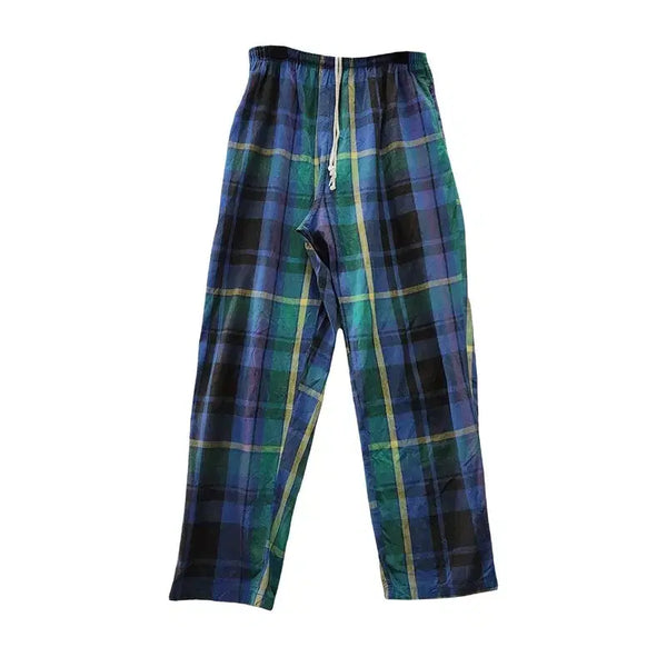 [BUNJANG] Vintage Ethnic Check Pajama Pants / 빈티지 에스닉체크 파자마 팬츠