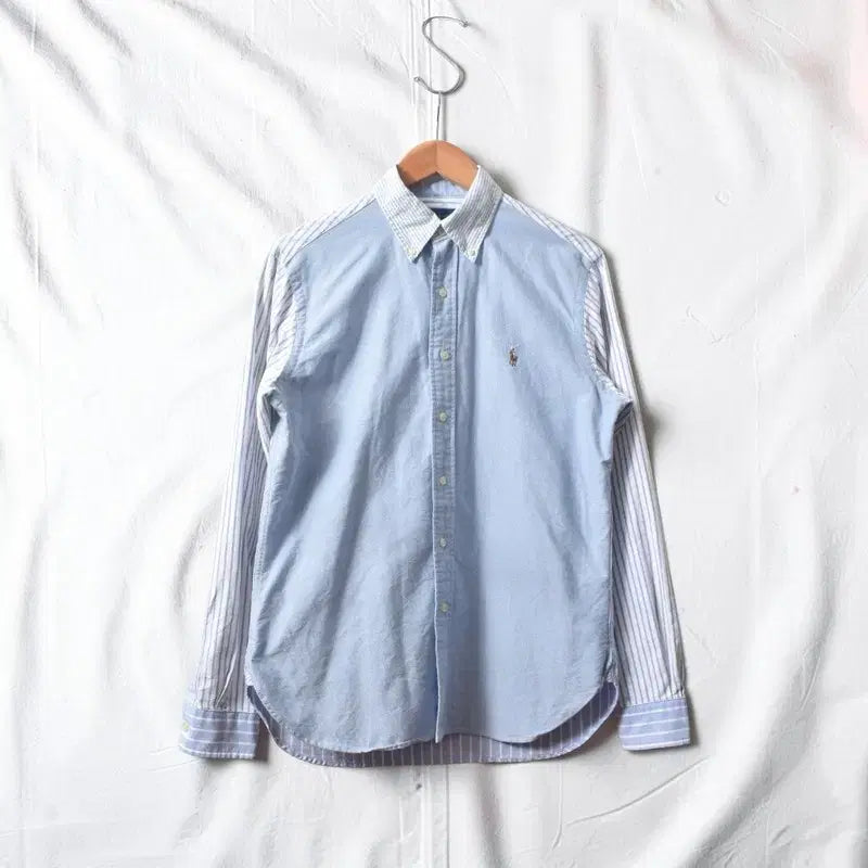 [BUNJANG] Polo Ralph Lauren Striped Oxford Button-Down Shirt Size S / 폴로 랄플로렌 스트라이프 셔츠 M0822