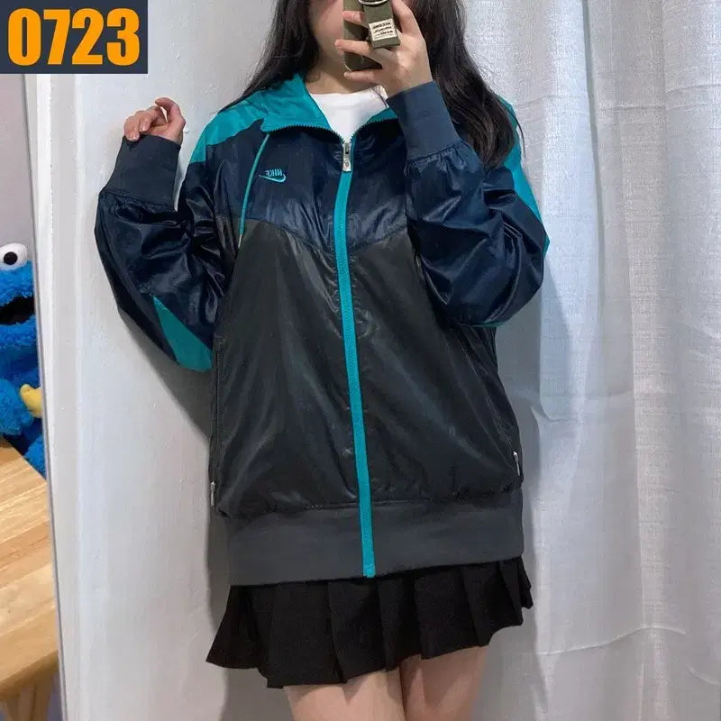 [BUNJANG] Nike Colorblock Windrunner Jacket / 100 NIKE 나이키 배색 윈드러너 바람막이 자켓 아우터