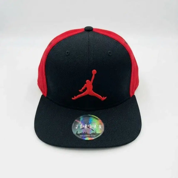 [BUNJANG] Jordan Jumpman Snapback Cap (Black/Red) / 조던 점프맨 스냅백 모자 (블랙/레드)
