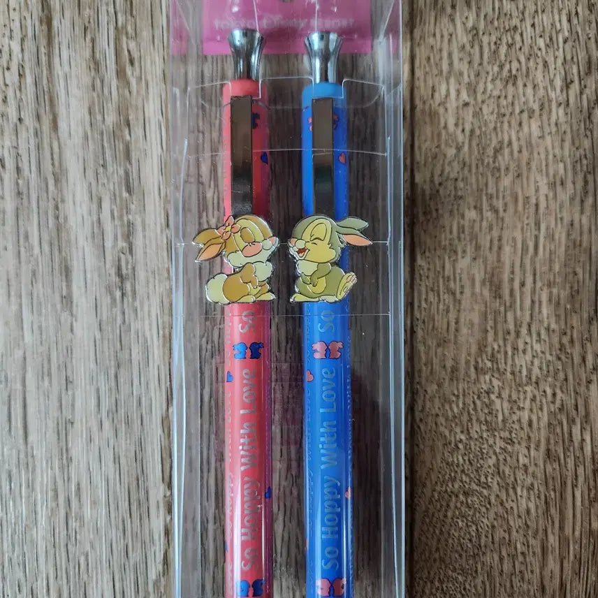 [BUNJANG] Tokyo Disneyland Bunny & Miss Bunny Ballpoint Pen Set (2 Pens) / 도쿄 디즈니랜드 바니, 미스바니 볼펜 세트 (2개)