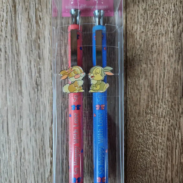 [BUNJANG] Tokyo Disneyland Bunny & Miss Bunny Ballpoint Pen Set (2 Pens) / 도쿄 디즈니랜드 바니, 미스바니 볼펜 세트 (2개)