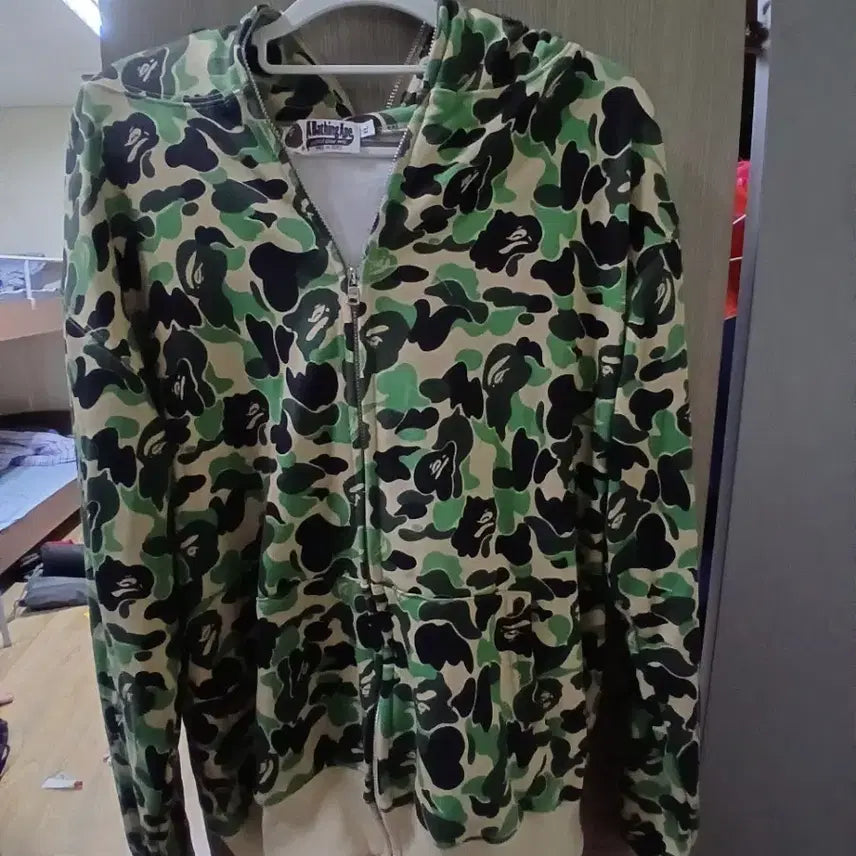 [BUNJANG] BAPE Camo Zip-Up Hoodie Replica / 베이프 카모 후드집업 레프리카