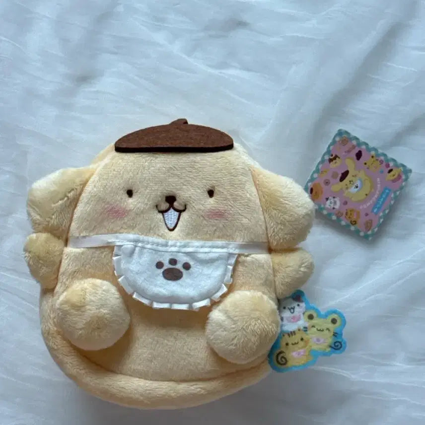 [BUNJANG] Sanrio Pompompurin Plush Pouch Doll Pouch / 산리오 폼폼푸린 플러시 파우치 인형 파우치
