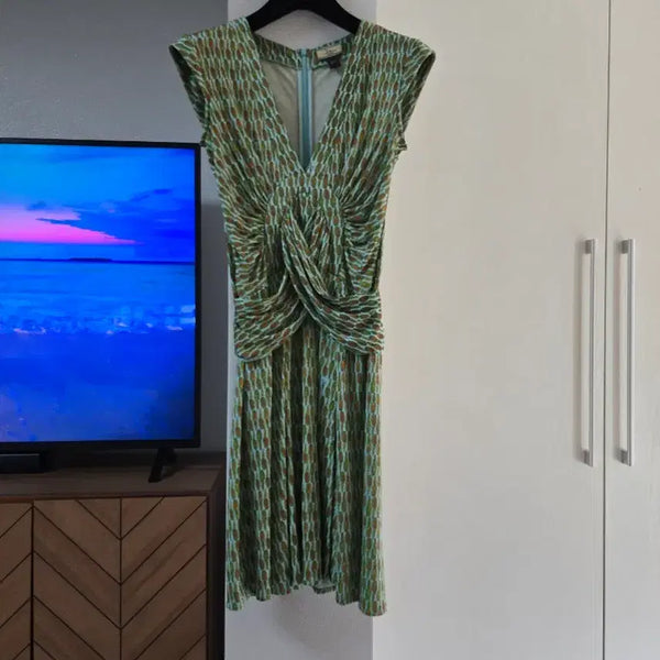 [BUNJANG] Issa London 100% Silk Jersey Twist Waist Mini Dress / Issa London(이사 런던) 저지 실크100% 원피스.새상품급
