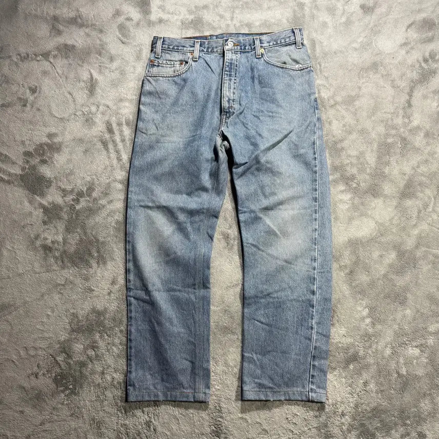 [BUNJANG] 90s Levi's 505 Light Wash Relaxed Fit Denim Jeans / 90s 리바이스 505 연청 릴렉스핏 워싱 데님 36/32