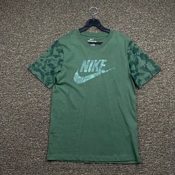 [BUNJANG] Nike Camo Raglan Short Sleeve T-Shirt / 나이키 카모 나그랑 반팔 티셔츠