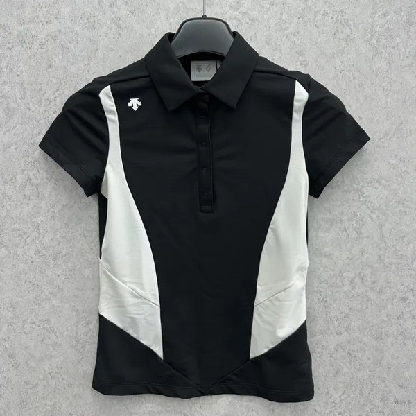 [BUNJANG] Descente Women's Functional Short Sleeve Polo Shirt (Size 85/XS) / 85 데상트 여자 기능성 반팔 카라티