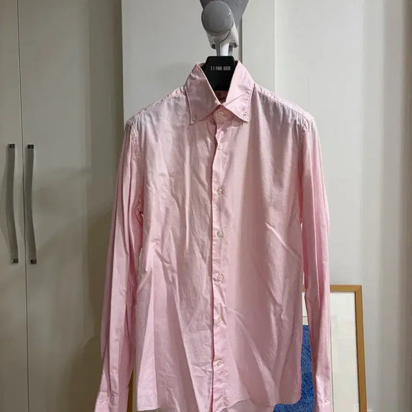 [BUNJANG] Giannetto Pink Dress Oxford Shirt / 지안네또 / 핑크 드레스 옥스포드 셔츠