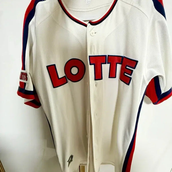 [BUNJANG] Lotte Giants Champion Home Jersey 105 Jeong Cheol-won / 롯데자이언츠 챔피언 홈 105 정철원 마킹