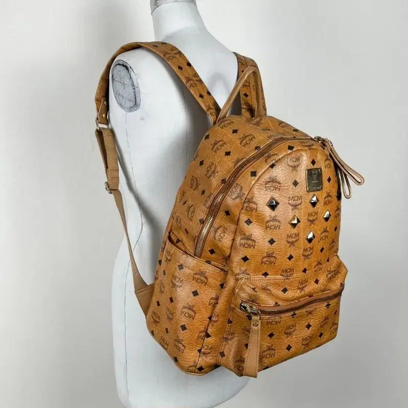[BUNJANG] MCM Visetos Leather Backpack Bag / MCM/가죽 백팩 가방 비세토스/라덴