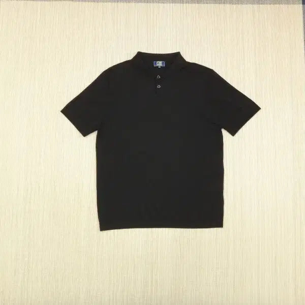 [BUNJANG] Cutter & Buck Men's Black Golf Polo Knit (Size 100/L) / (100) 커터앤벅 골프 남성 반팔 폴로 니트
