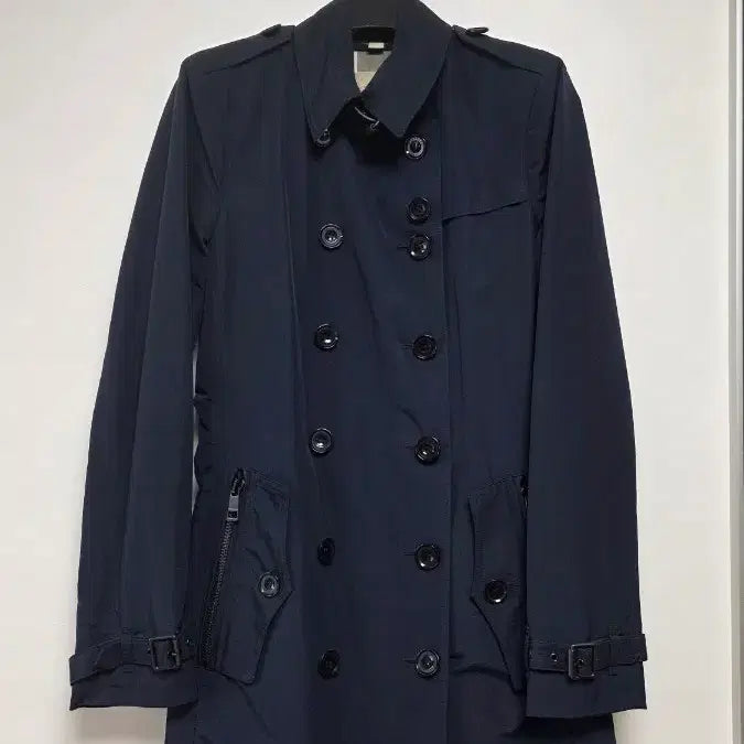 [BUNJANG] Burberry Double-Breasted Wool Coat Navy / 버버리 코트 (정품)