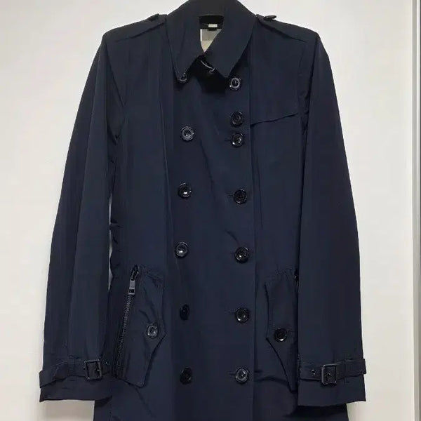 [BUNJANG] Burberry Double-Breasted Wool Coat Navy / 버버리 코트 (정품)