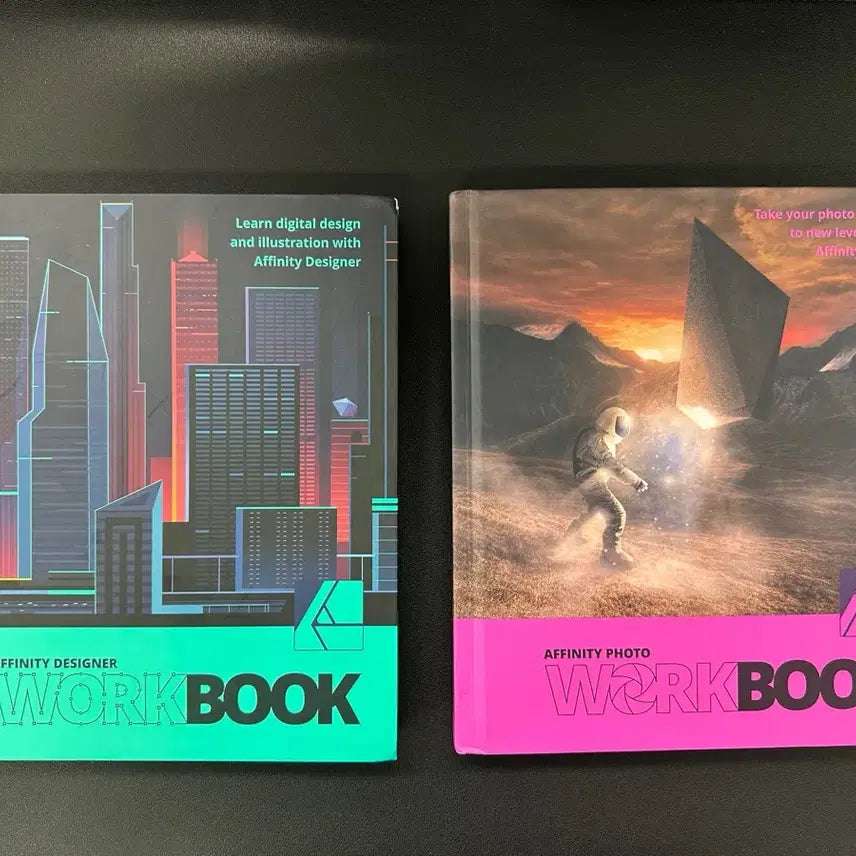 [BUNJANG] Affinity Designer & Photo Workbook Set / Affinity Designer & Photo 어피니티 포토 디자이너 워크북 세트