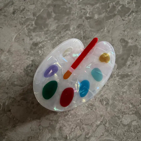[BUNJANG] Artist Palette Hair Clip / 집게핀