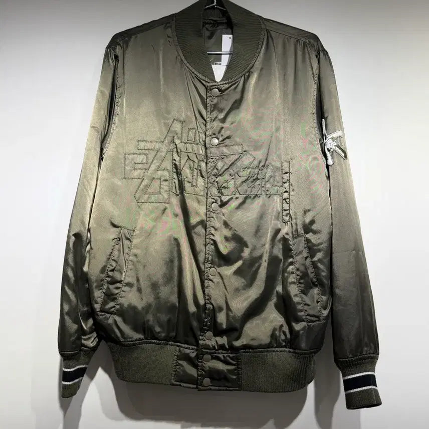 [BUNJANG] Stussy Gear 00s Big Logo MA-1 Jacket / 스투시 기어 00s 빅로고 ma-1 자켓