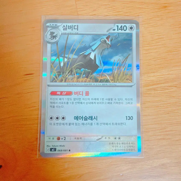 [BUNJANG] Pokemon Card Silverdii Rare R / 포켓몬 카드 실버디 레어 R