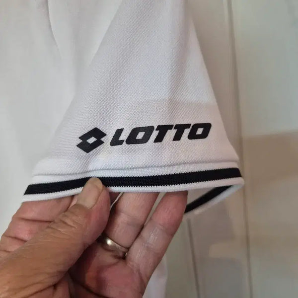[BUNJANG] Lotto Short-Sleeve Polo Shirts (White, Set of 2) / 로또 반팔 카라티 흰색  두장 일괄새상품