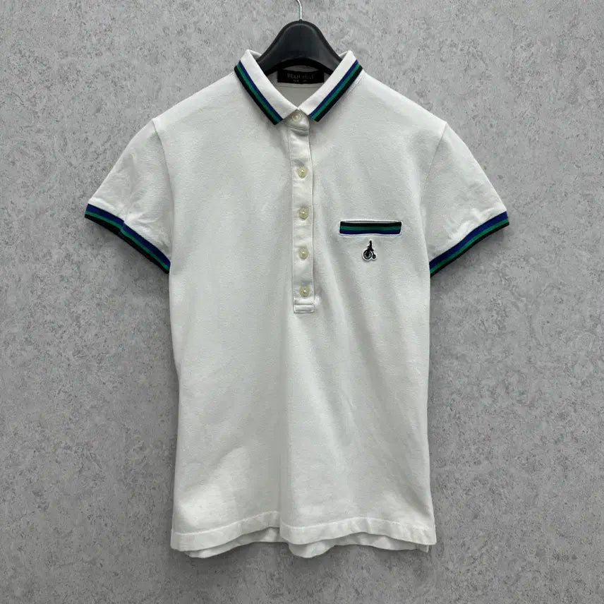 [BUNJANG] Beanpole Women's Short Sleeve Polo T-Shirt Size XS / 85 빈폴 여자 반팔 카라티