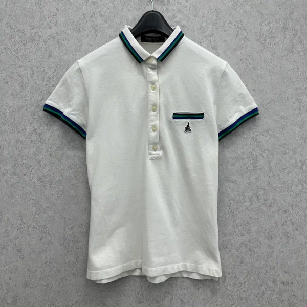 [BUNJANG] Beanpole Women's Short Sleeve Polo T-Shirt Size XS / 85 빈폴 여자 반팔 카라티