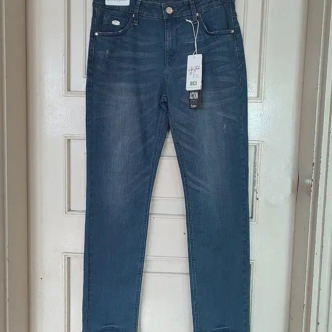 [BUNJANG] Men's Vintage Slim Straight Fit Jeans / 남자청바지32 스판 여름 일자 빈티지 청바지 데님 새상품