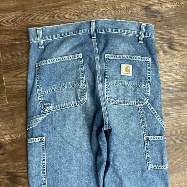 [BUNJANG] Carhartt WIP Ruck Single Knee Denim Work Pants / 칼하트 WIP 럭 싱글니 카펜터 데님 워크 팬츠