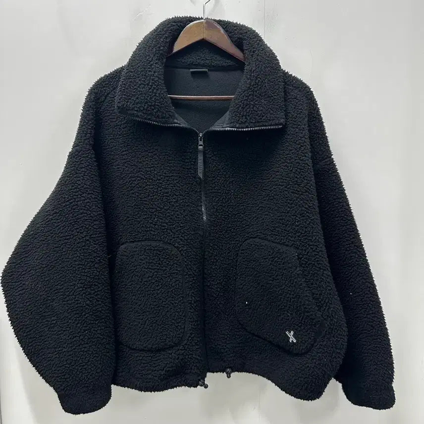 [BUNJANG] XEXYMIX Black Fleece Zip-up Jacket F / <만원빈티지 최저가>젝시믹스 블랙 플리스 집업 자켓 F