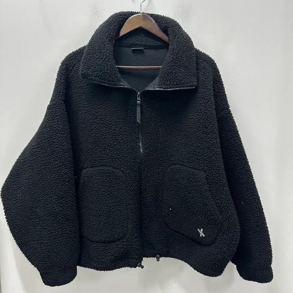 [BUNJANG] XEXYMIX Black Fleece Zip-up Jacket F / <만원빈티지 최저가>젝시믹스 블랙 플리스 집업 자켓 F