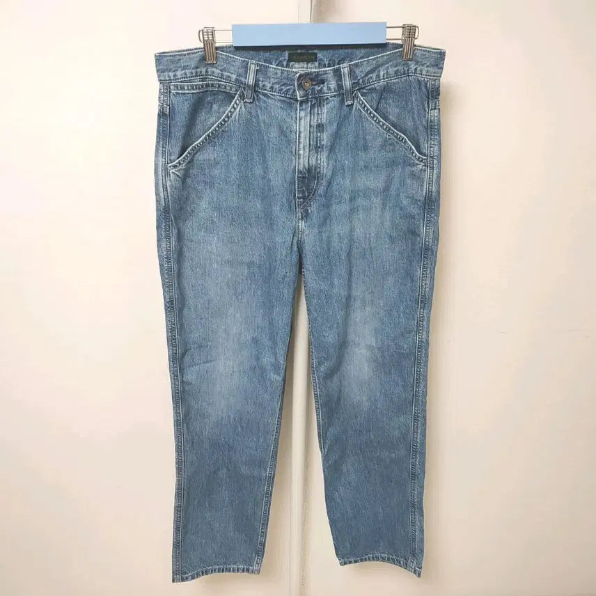 [BUNJANG] Uniqlo Men's Wide Leg Denim Pants / [34] 유니클로 남성 와이드 청바지 새옷 수준 데님팬츠