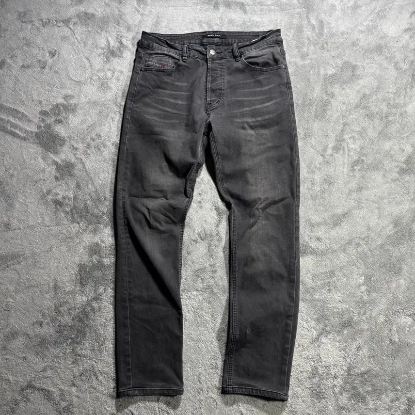 [BUNJANG] Diesel DNA Slim Straight Black Denim Pants / 디젤 DNA 슬림스트레이트 블랙 데님팬츠 33