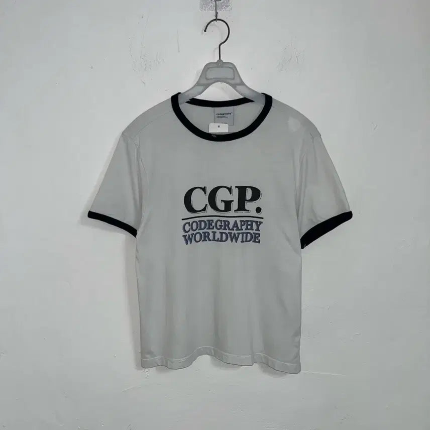 [BUNJANG] Codegraphy Ringer Short Sleeve T-Shirt / 코드그라피 링거반팔