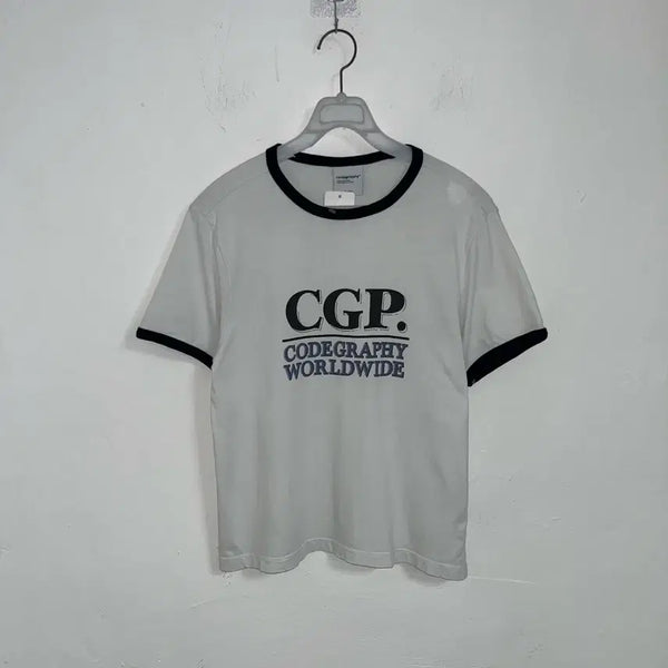[BUNJANG] Codegraphy Ringer Short Sleeve T-Shirt / 코드그라피 링거반팔