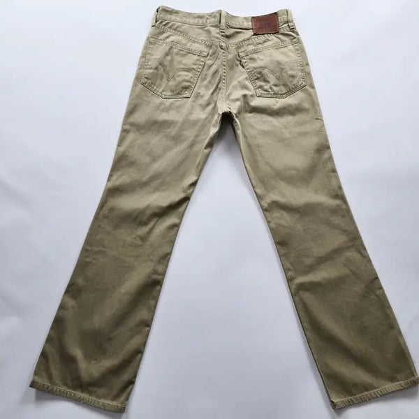 [BUNJANG] Levi's 707 Semi Bootcut Beige Denim Pants Size 32 / 리바이스 707 청바지 부츠컷 베이지 데님팬츠 사이즈32 R6635