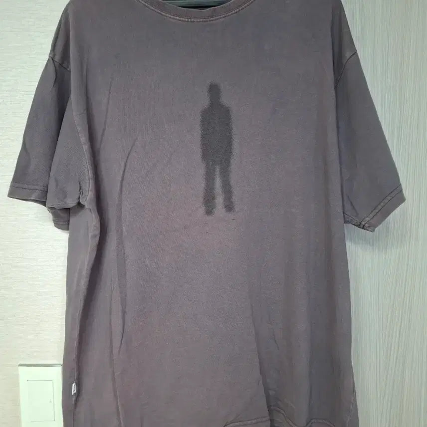 [BUNJANG] HAECHINGROOM Ghost T-Shirt Purple Charcoal Size 2 / 해칭룸 고스트티 반팔 퍼플차콜 2사이즈