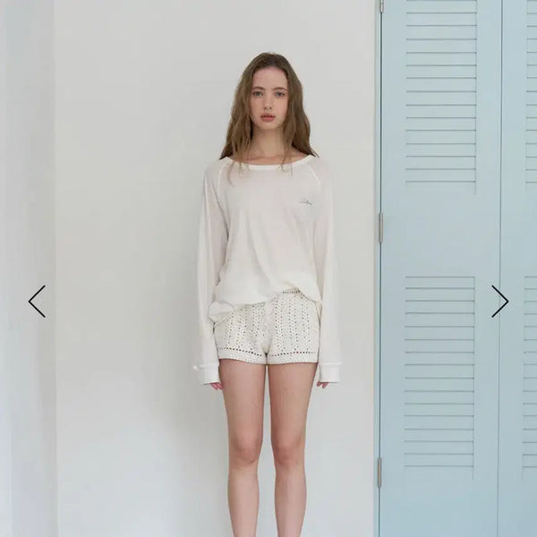 [BUNJANG] Lily Coats Montana T-shirt Ivory / 릴리코츠 몬타나 티셔츠 아이보리 새상품