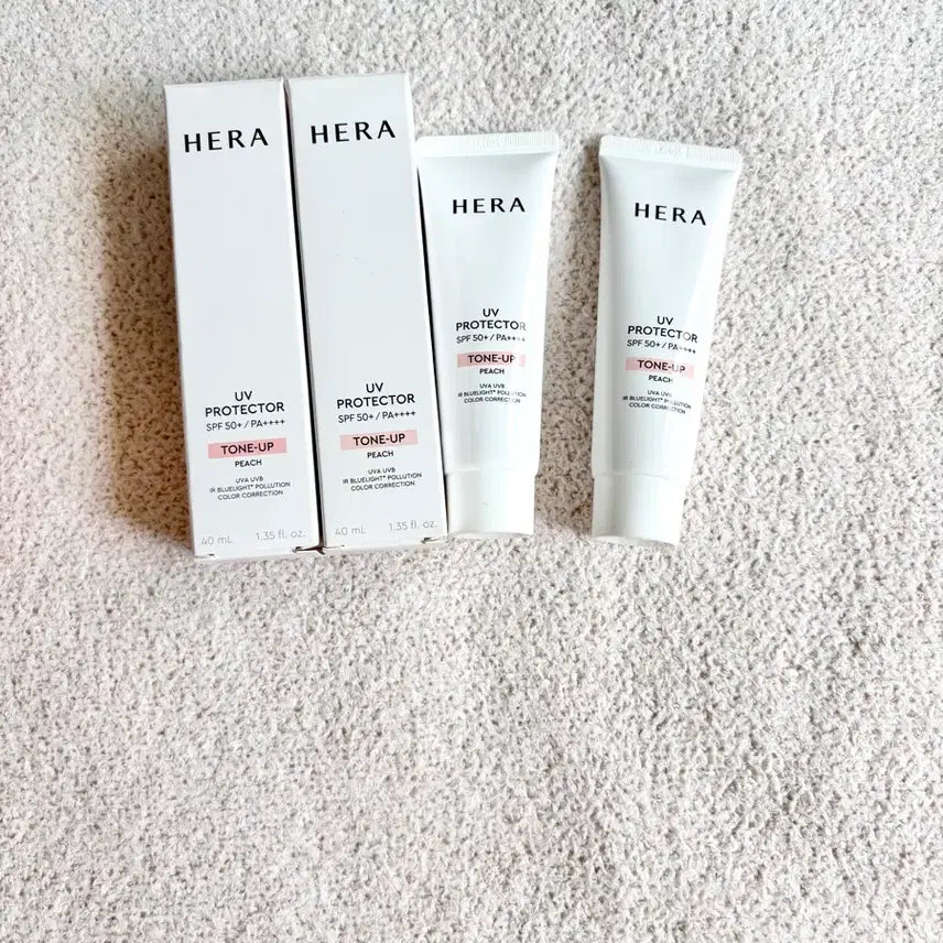 [BUNJANG] Hera UV Protector Tone Up Peach SPF50+ PA++++ (2ea) / 헤라 UV프로텍터 톤업 피치 2개
