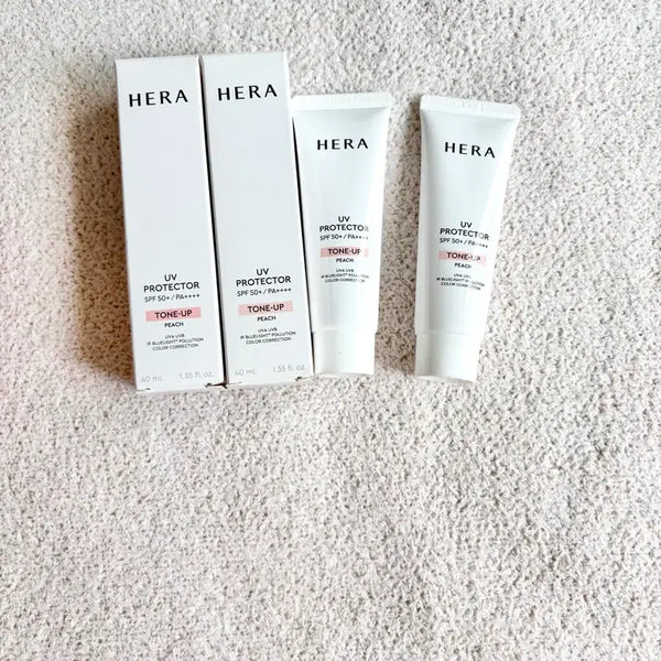[BUNJANG] Hera UV Protector Tone Up Peach SPF50+ PA++++ (2ea) / 헤라 UV프로텍터 톤업 피치 2개