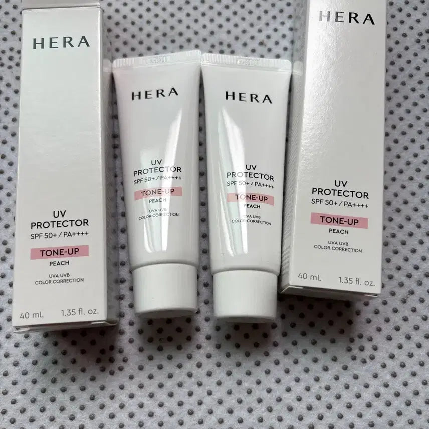 [BUNJANG] Hera UV Protector Tone Up Peach (2-Pack) / 헤라 UV프로텍터 톤업 피치 2개