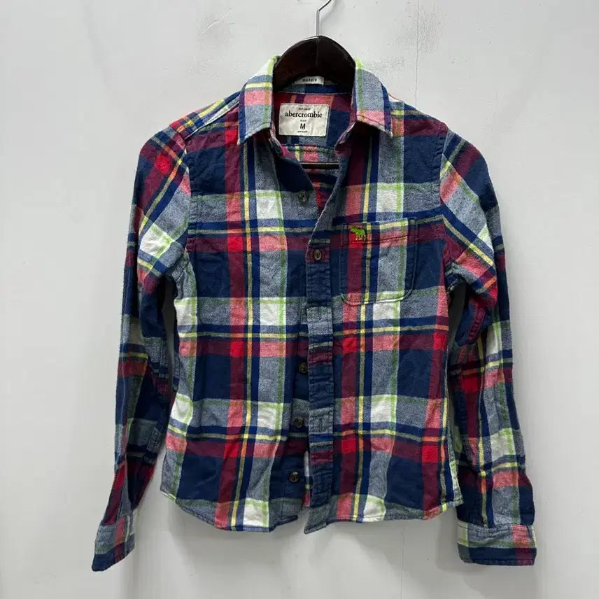 [BUNJANG] Abercrombie Checkered Long-Sleeve Shirt 95 / <만원빈티지 최저가>아베크롬비 체크 남방 95