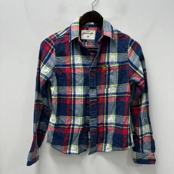 [BUNJANG] Abercrombie Checkered Long-Sleeve Shirt 95 / <만원빈티지 최저가>아베크롬비 체크 남방 95