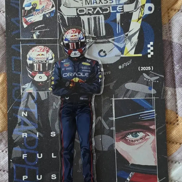 [BUNJANG] Max Verstappen Unofficial Merchandise Bundle (Postcard + Acrylic Stand) / 미상님 F1 막스 베르스타펜 비공식 굿즈 판매