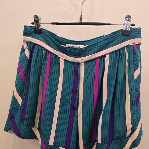 [BUNJANG] See By Chloé Striped Silk Shorts Size 38 / 씨바이 끌로에 스트라이프 실크 반바지( 정품)