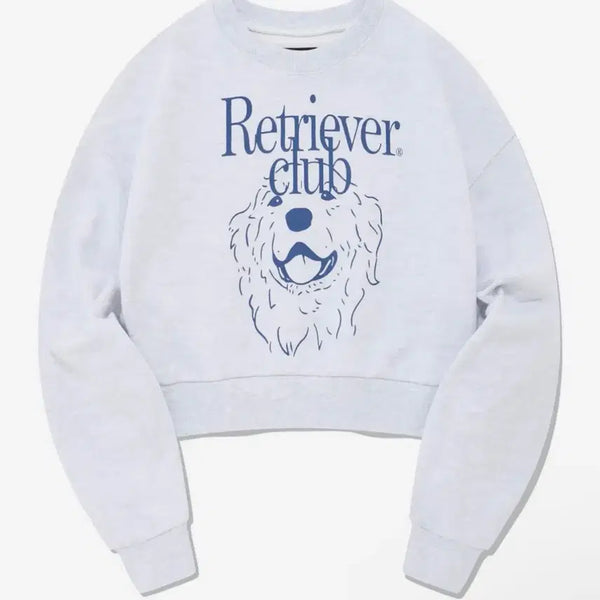 [BUNJANG] Retriever Club Sweatshirt Light Gray / 리트리버 클럽 맨투맨 라이트 그레이