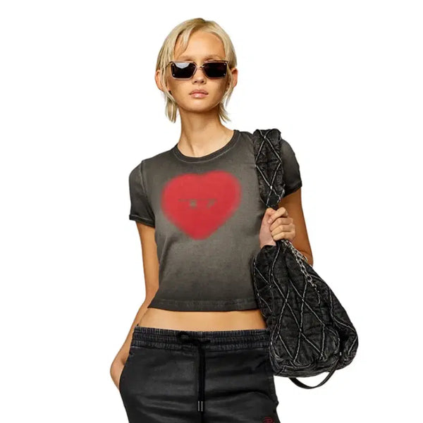 [BUNJANG] Diesel Women's T-ELE T-Shirt / 디젤 여성 T-ELE 티셔츠